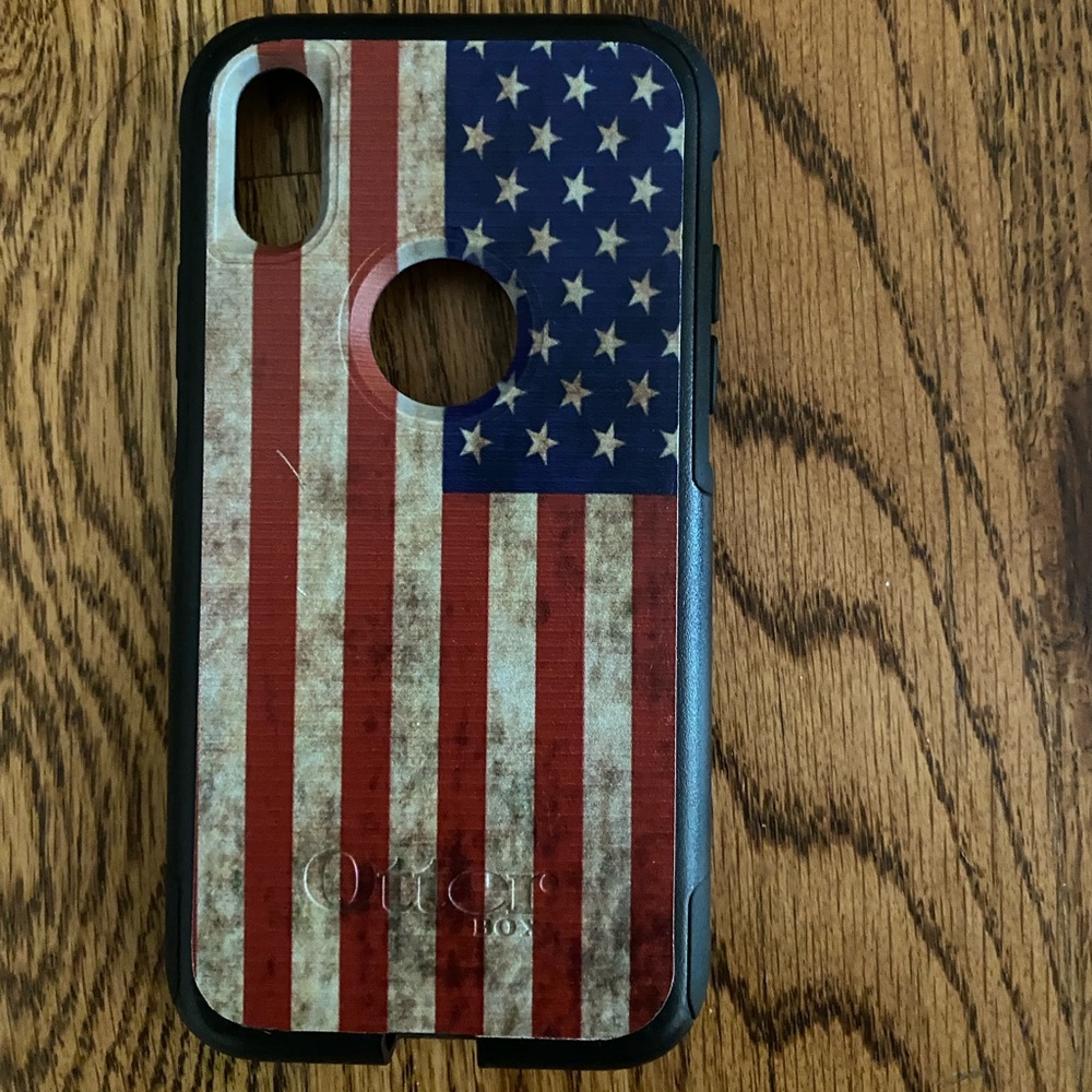 IPhone X OtterBox American Flag case